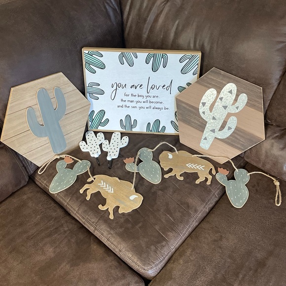 Hobby Lobby Other - Baby Boy Cactus Nursery Decor